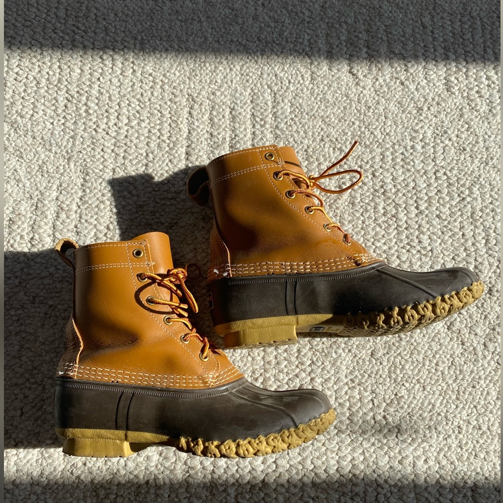LL Bean Leather Duck Boots - Picture 4 of 6